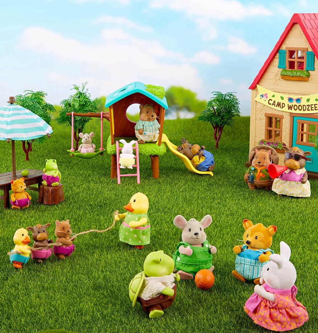 Li'l Woodzeez - Spielpark-Set - Spielset für Figurinen - Figurenspielset - Spielhaus Spielset - 3 Ja