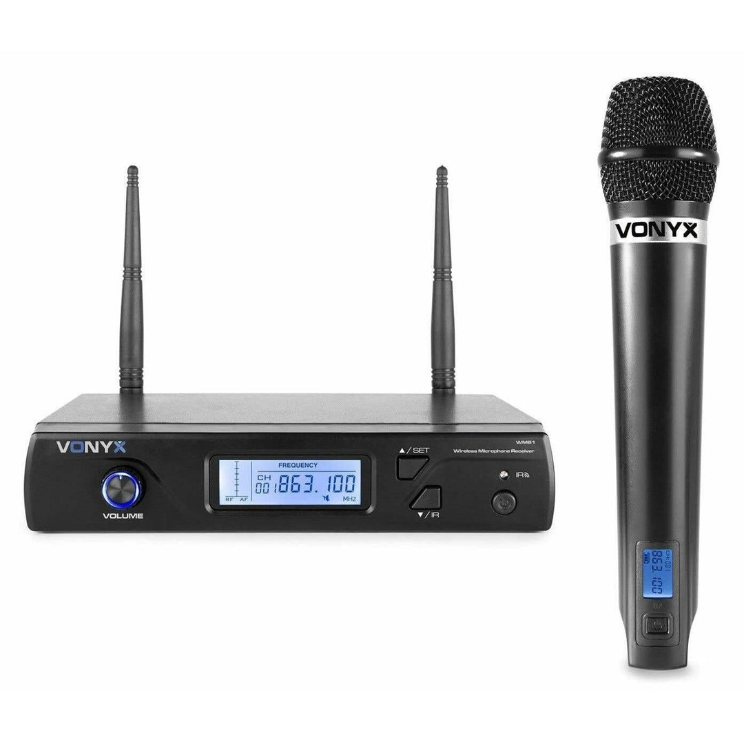 VONYX WM61 kabelloses Mikrofon und Empfänger - 16 UHF-Kanäle