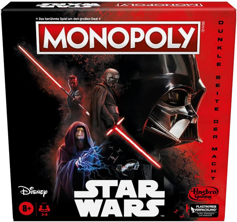 Hasbro Disney Star Wars Dunkle Seite der Macht Brettspiel für Familien, Spiel Kinder, Geschenk, Mult