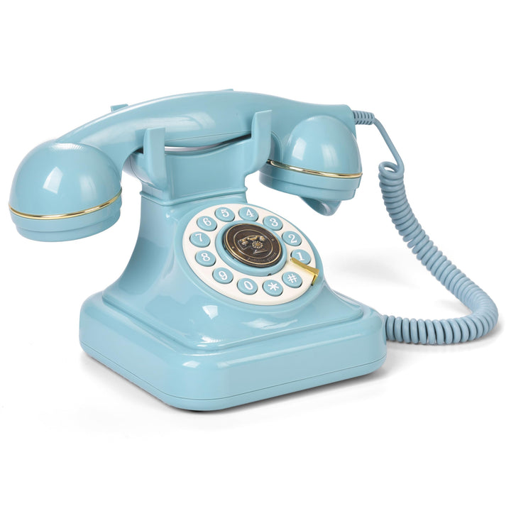 RetroVox Audio Gästebuch – Hochzeits-Telefon-Gästebuch: Einfach zu bedienen und Macht Spass (A Blau)