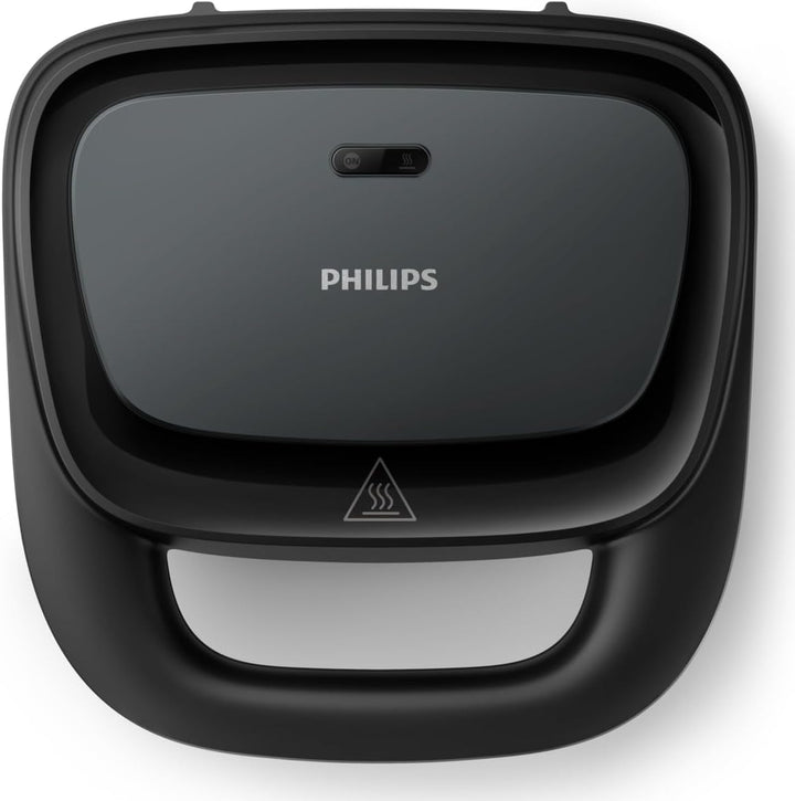 Philips Waffle Maker Series 3000 HD2332/90, 750 W, 240 V, Non-stick plates, Black
