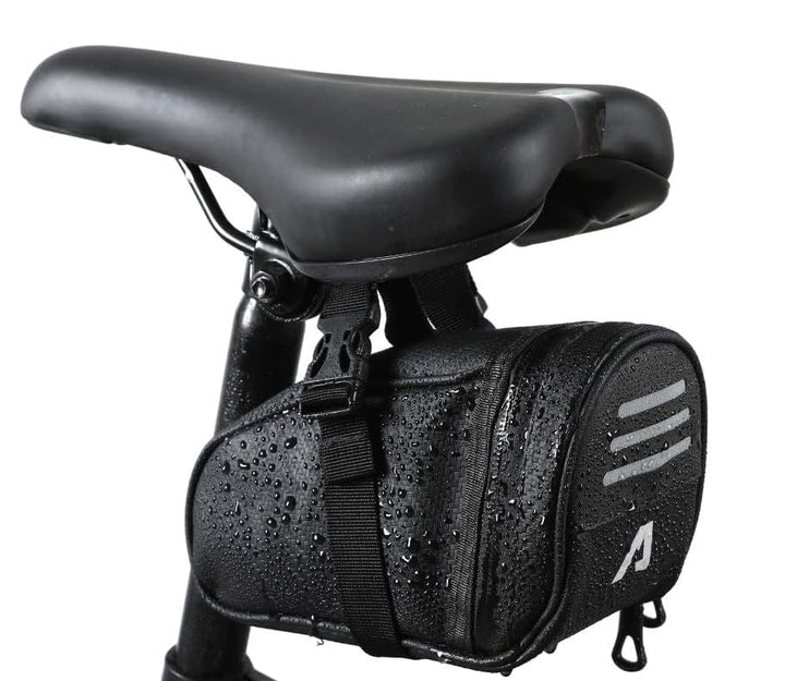 Alpensattel Fahrrad Satteltasche | Praktische Tasche zur Befestigung am Sattel | Wasserdicht &amp; Unive