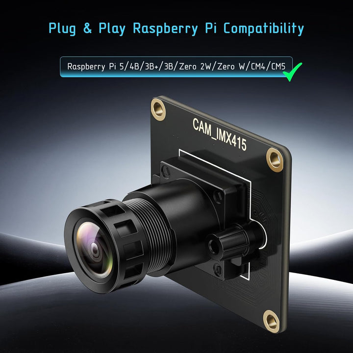 InnoMaker 4K 8MP Kamera-Modul für Raspberry Pi, Original STARVIS IMX415 Sensor 3864x2192@30FPS, 99°