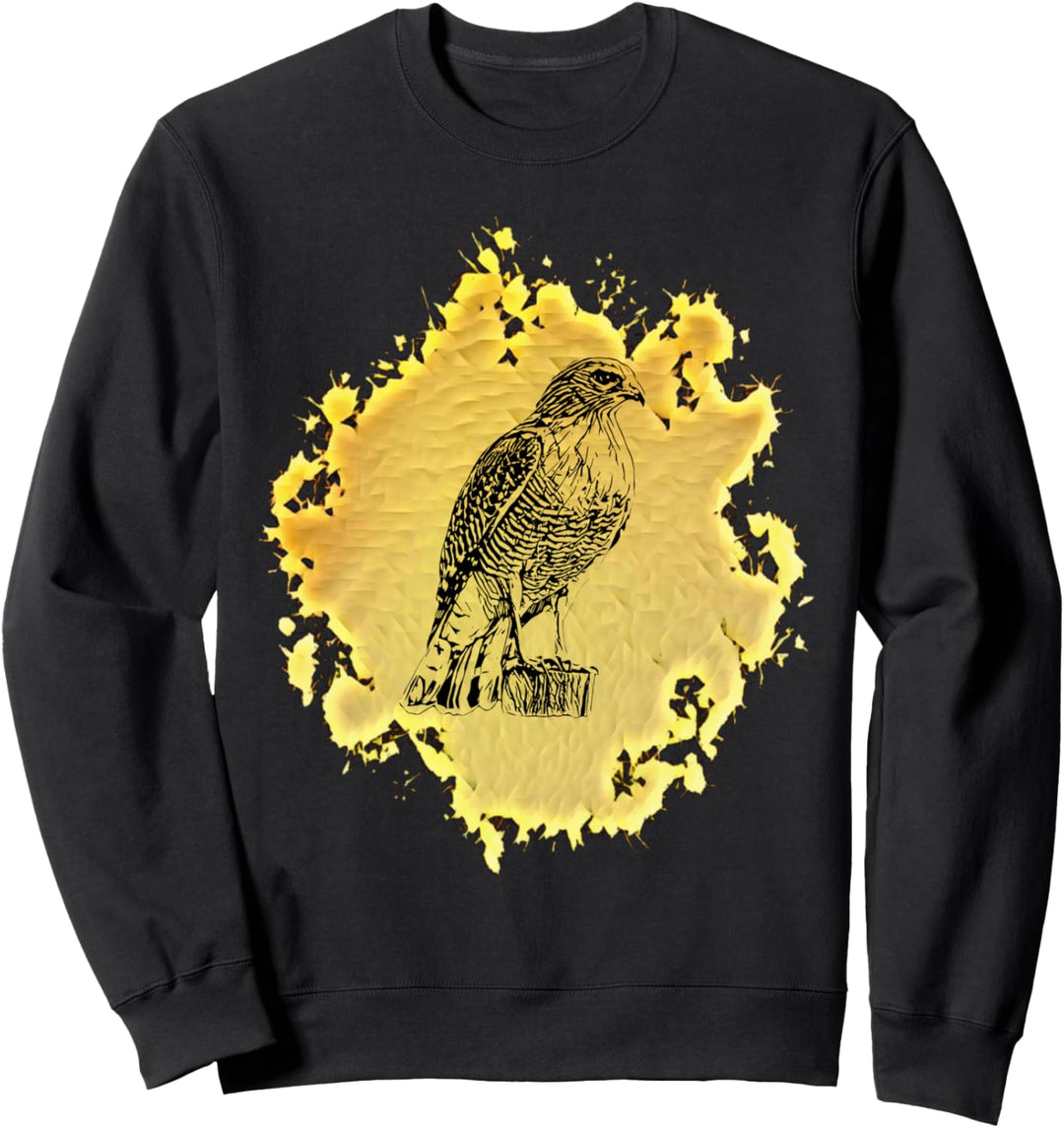 Falke Motiv Raubvogel Vögel Tiere Krallen Schnabel Falken Sweatshirt