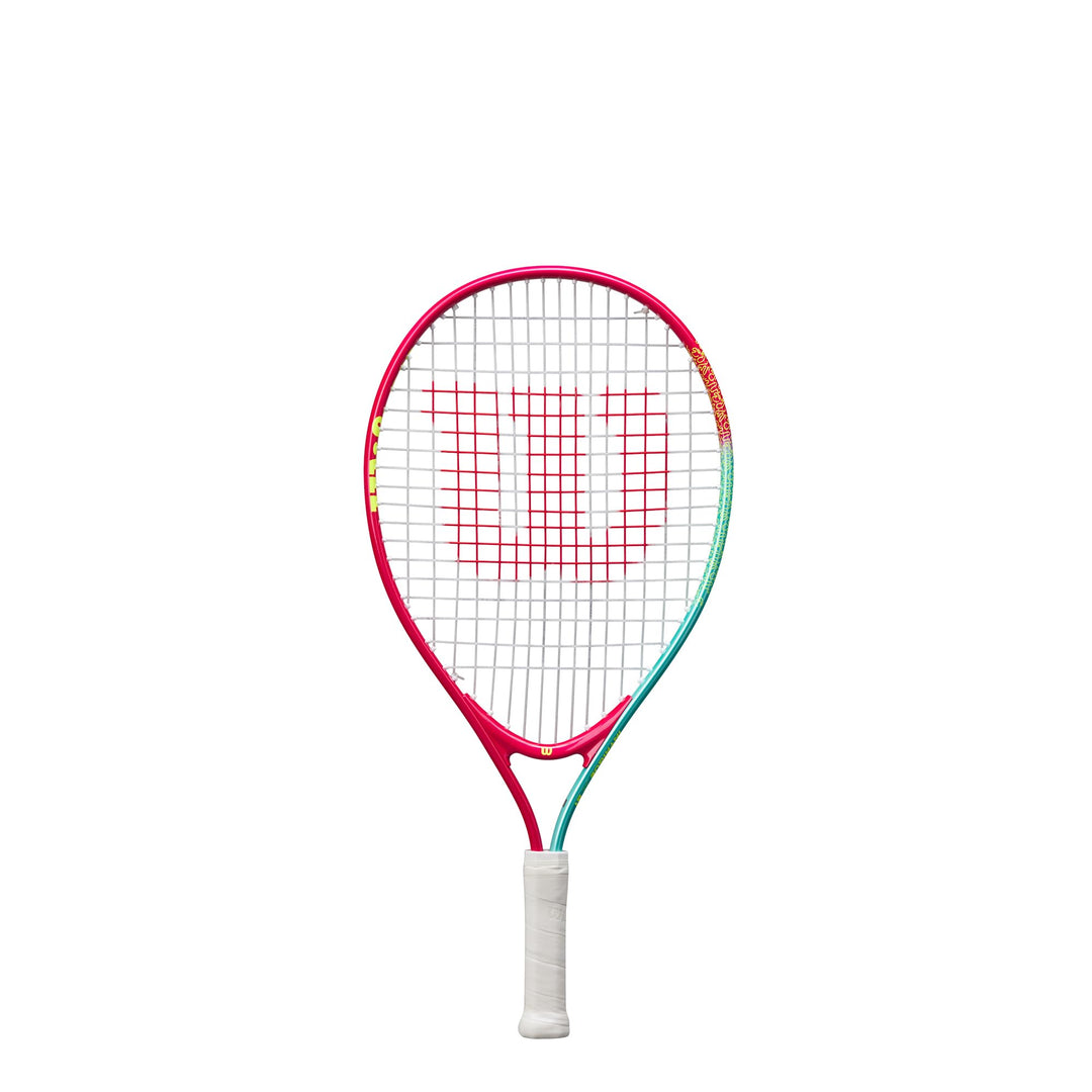 Wilson Intrigue Jr 21 Tennis Racket, Rot/Türkis