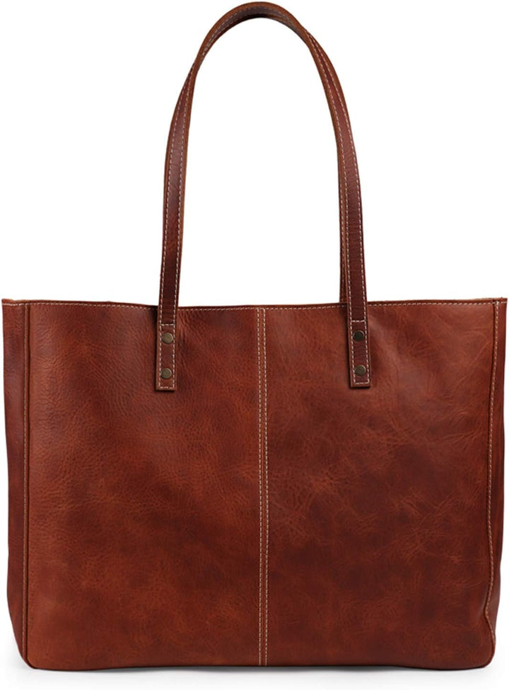 Londo Echtleder Tote Tasche Handtasche Damen Handgefertigt aus Echtem Leder – Laptop Tasche Schulter