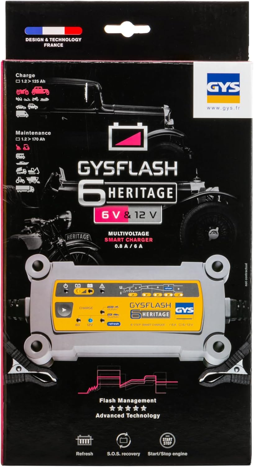 GYS 029538 Gysflash 6, 6 Heritage
