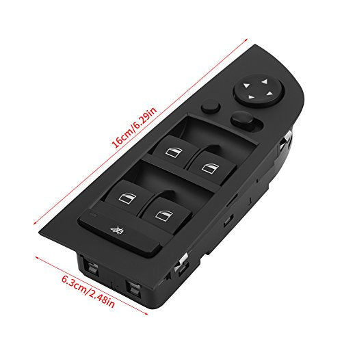 Terisass Power Window Switch 61319217332 Fensterheber-Hauptschalter auf der Fahrerseite für E90 318i