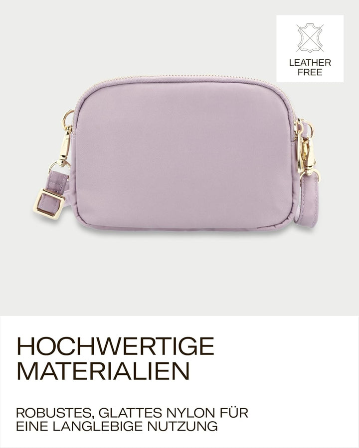 Picard Damen Schultertasche PINA aus Nylon Klein | mit Reissverschluss | Schultertasche | Alltag, Au