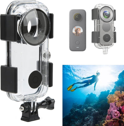 Rproof Insta 360, Insta 360 One X2 Wasserdichtes Gehäuse, 40 M/131 Fuss Wasserdichtes Gehäuse für In