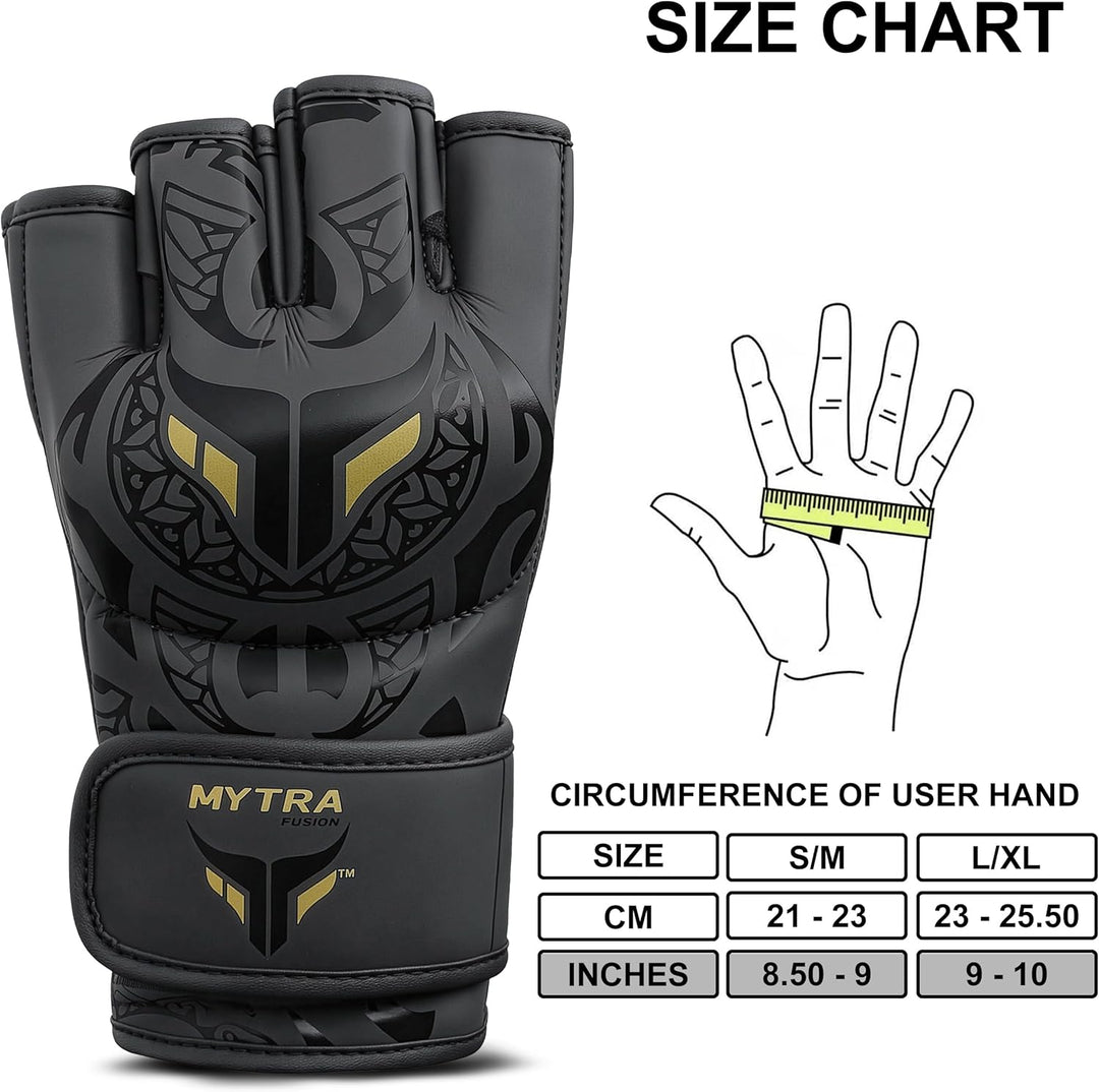 MMA Handschuhe Männer und Frauen — Atmungsaktives Offenes Handflächendesign Grappling & MMA Sparring