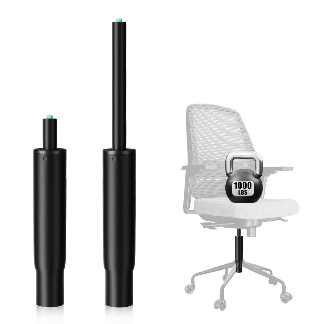 Mastery Mart 229mm-381mm Gasdruckfeder für Bürostuhl, Gasfeder mit 140mm einstellbarem Hub, bis 450k