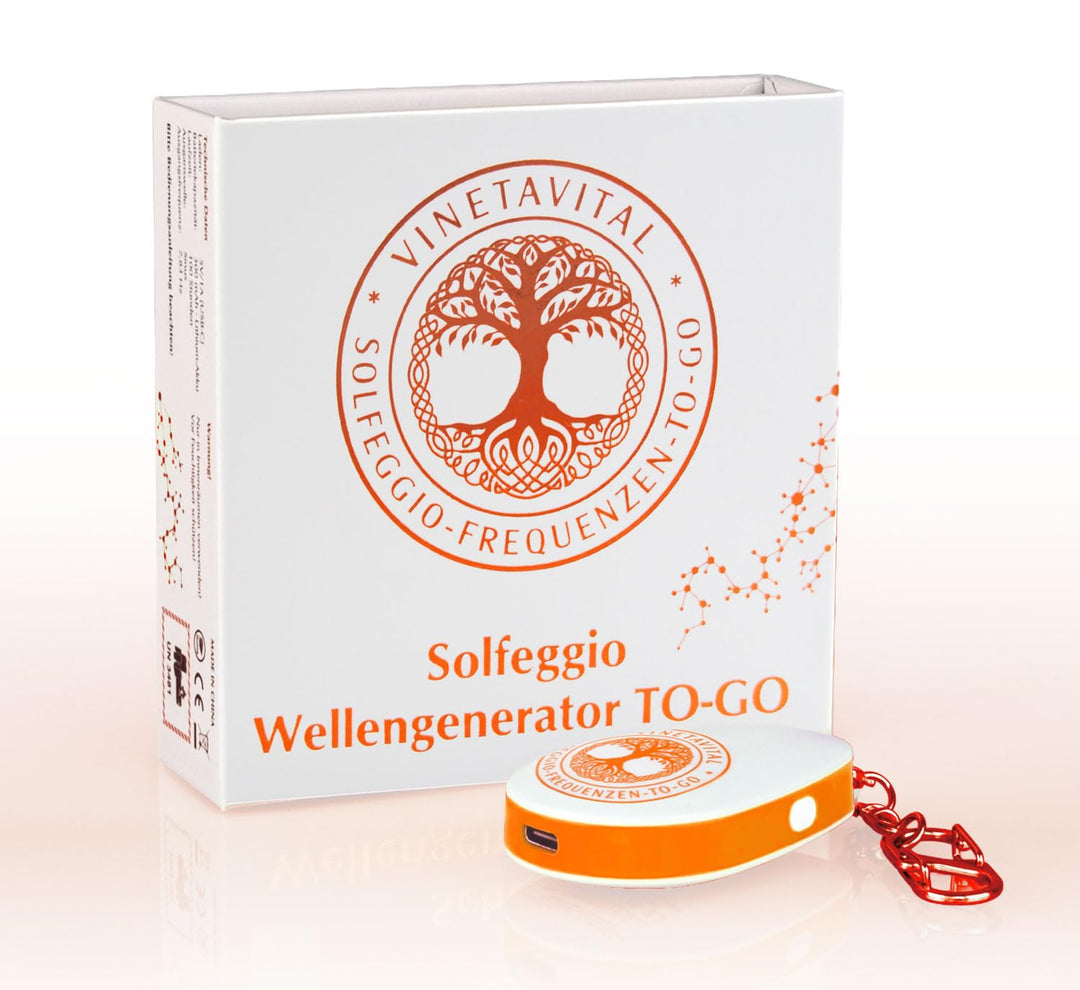 Solfeggio Wellengenerator To-Go – Mobiler Frequenzgenerator mit 7 Solfeggio-Frequenzen, kompakt & wi