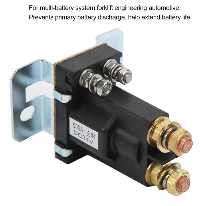 Anlasserrelais, 24V 500A Starter Relais Solenoid Rot Kupfer Starkstrom Nomal Open Auto Start Schütz