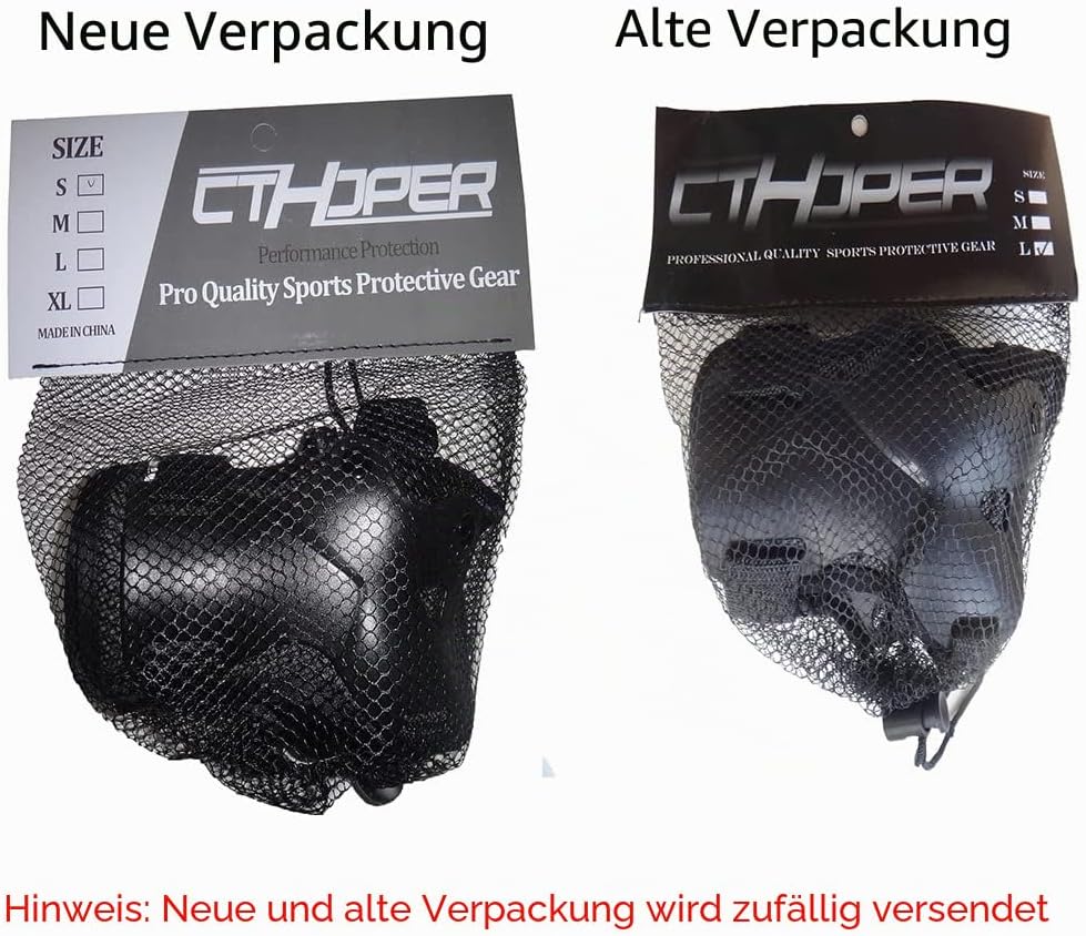 CTHOPER Herren Damen Inliner Handgelenkschoner Handschutz Protektoren Erwachsene Schutzausrüstung Ha