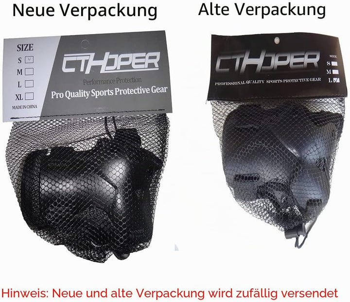 CTHOPER Herren Damen Inliner Handgelenkschoner Handschutz Protektoren Erwachsene Schutzausrüstung Ha