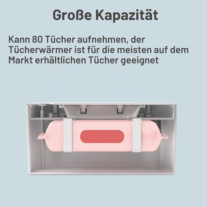 Ejoyous Baby-Feuchttuchwärmer mit Digitalanzeige, Spender für Baby-Feuchttücher mit grosser Kapazitä