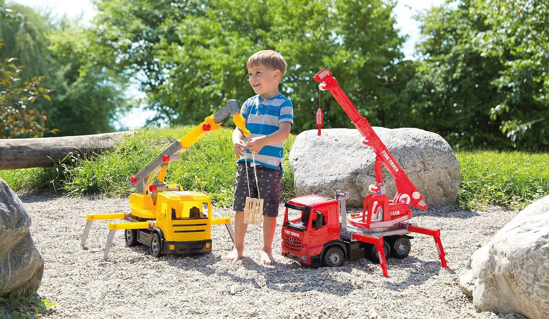 SIMM Spielwaren 2176 Konstruktionsfahrzeuge, Gelb, Schwarz