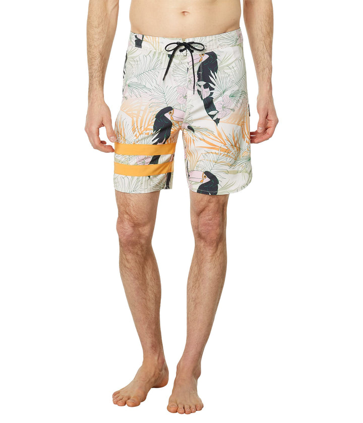 Hurley Herren Phantom-eco Block Party 18' Badeshorts für Herren 28 Barely Knochen, 28 Barely Knochen