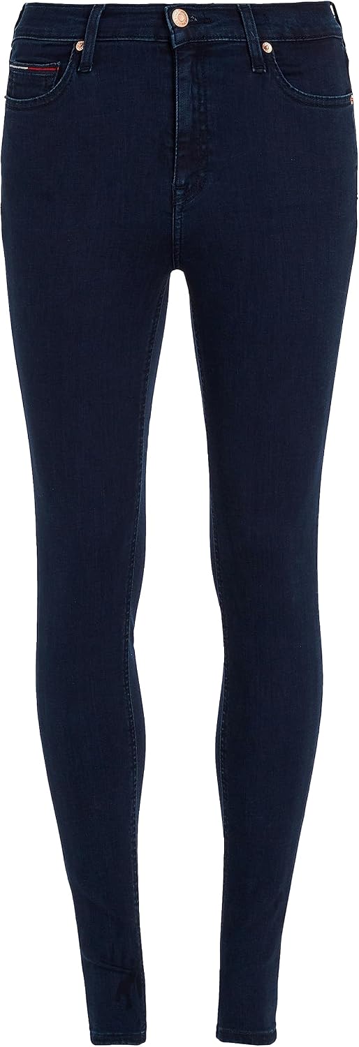 Tommy Jeans Damen Jeans Hose Nora Mr Skny Stretch 25W / 30L Blau, 25W / 30L Blau