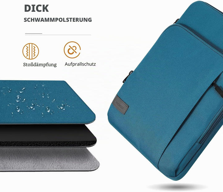 MoKo 12.9 Zoll Tablet Hülle Kompatibel mit iPad Pro 12.9 M2 2022-2018, Galaxy Tab S8+ 12.4", Surface
