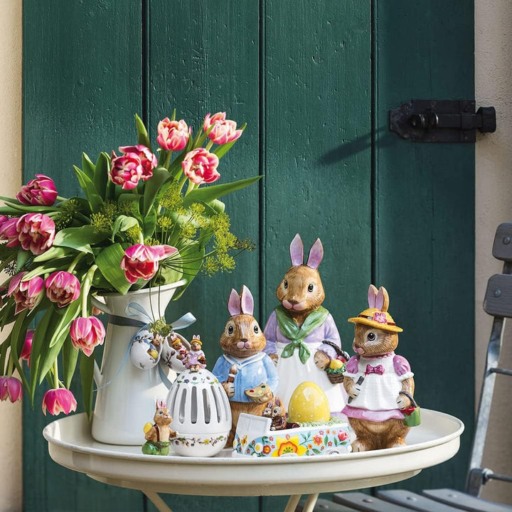 Villeroy und Boch Bunny Tales Grosse Porzellanfigur "Mama Emma", Porzellan, Bunt L Mama Emma, L Mama