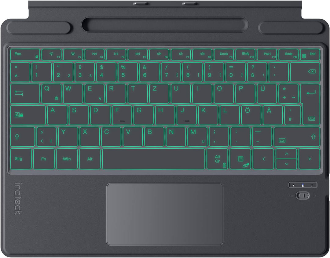 Inateck Surface Pro 9 Tastatur,Kompatibel mit Surface Pro 11/10/9/8/X, mit Touchpad,Surface Tastatur