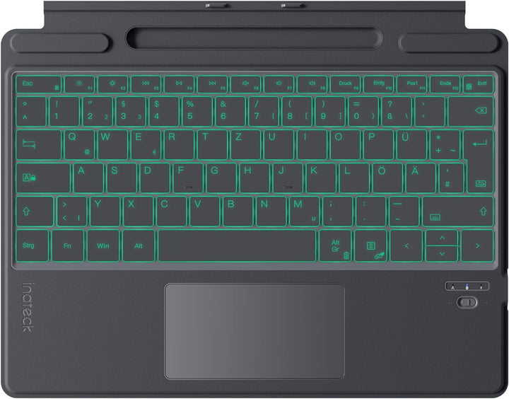 Inateck Surface Pro 9 Tastatur,Kompatibel mit Surface Pro 11/10/9/8/X, mit Touchpad,Surface Tastatur