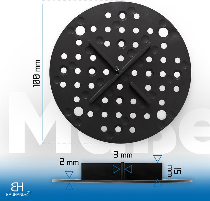 Bauhandel24 Fugenkreuze 3mm für Terrassenplatten Plattenlager Auflage Pads mit Teller Aussenbereich