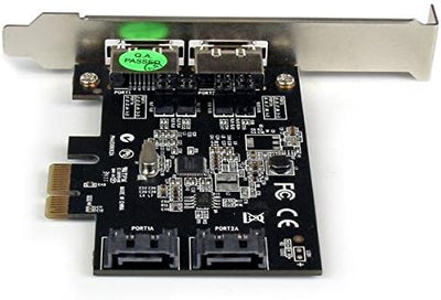 StarTech.com 2 Port SATA III PCI Express Schnittstellenkarte - 2 Port Serial-ATA 6Gbit/s PCIe Karte