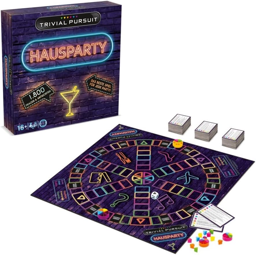 Winning Moves Trivial Pursuit Hausparty XL Edition - Quizspiel für Fans - Quiz Partyspiele - Trivia