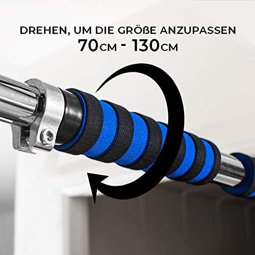 METIS Verstellbare Klimmzugstange | Türrahmen Stange | Heimtraining - Oberkörpertraining | Chinning