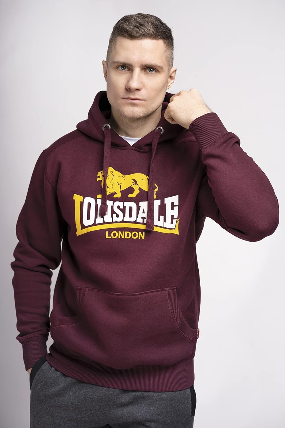Lonsdale Herren Sleeve Hooded Sweatshirt L