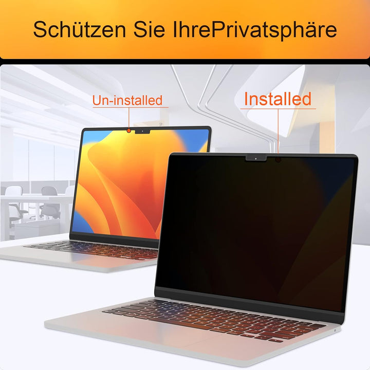 Magnetischer Blickschutzfolie Kompatibel Mit Apple MacBook Pro 16 Zoll 2021-2023 M1/M2 Pro/Max A2485
