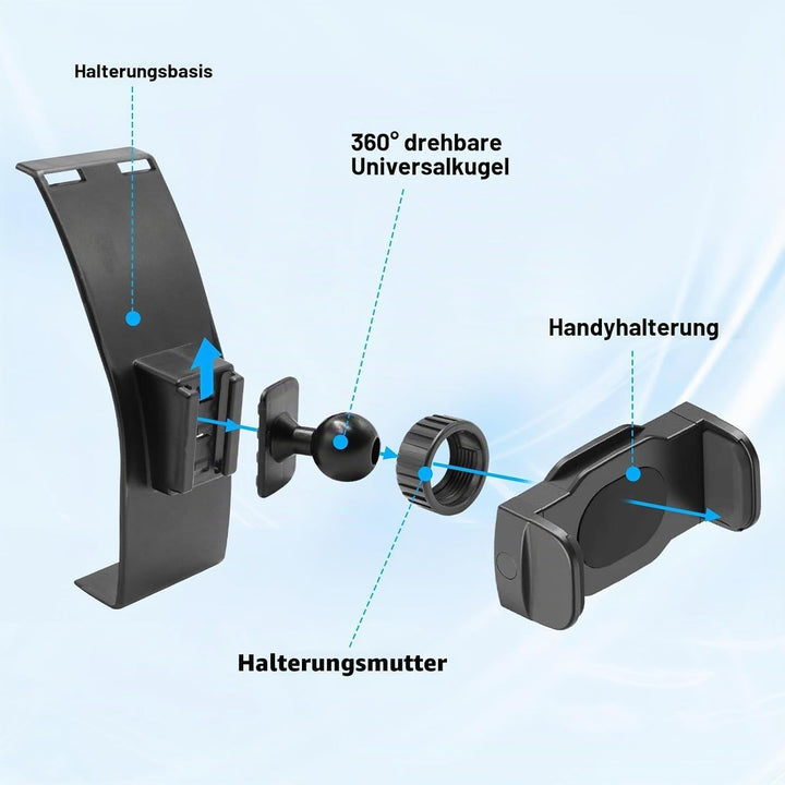 TTCR-II Handyhalterung Kompatibel mit Audi A3(2014–2020) S3(2014–2019) RS3(2016–2017), Autotelefonha