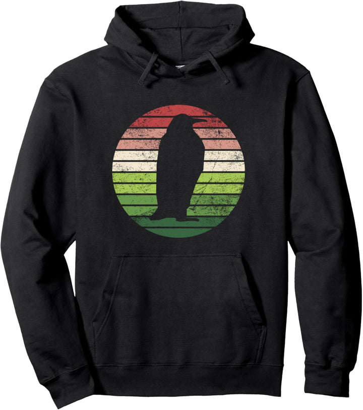 Pinguin Vintage Outfit Herren Damen Retro Pinguin Pullover Hoodie