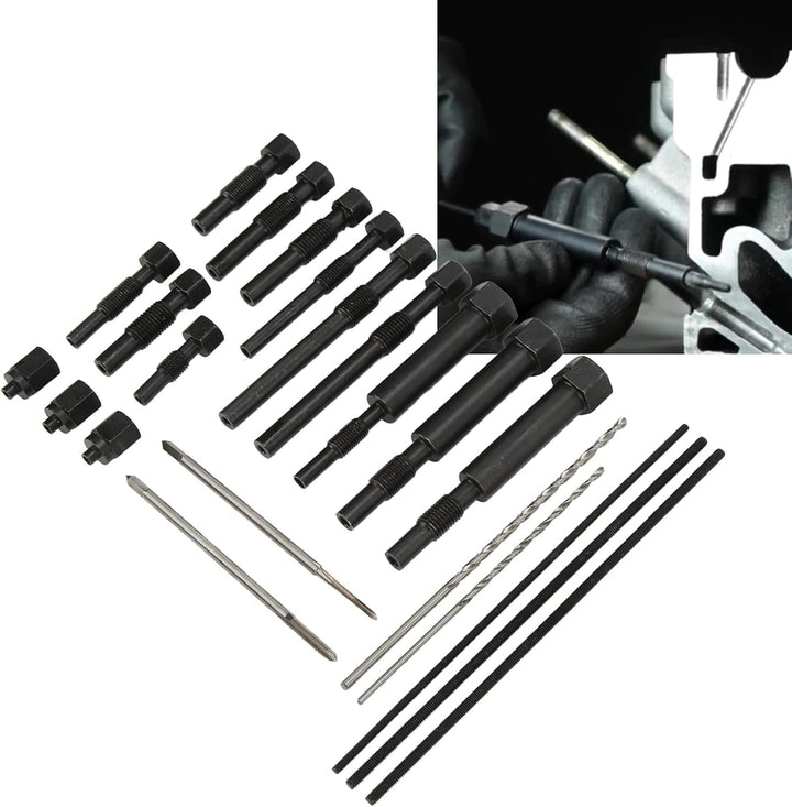 Gl¨¹hkerzen Ausziehwerkzeug , Gl¨¹hkerzen Entferner Set , hochpr?zises Metall , strapazierf?hig , 22