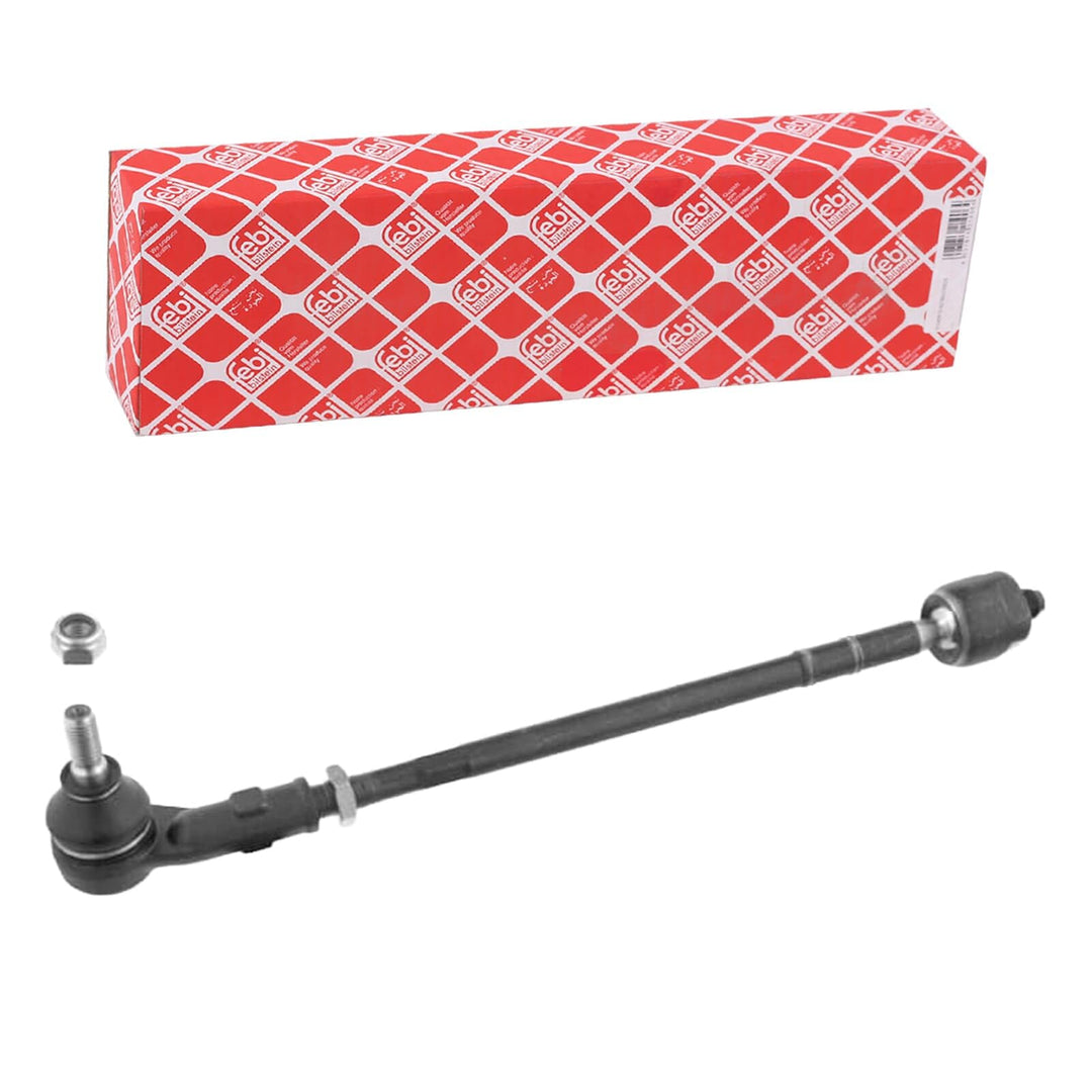 febi bilstein 24258 Spurstange mit Endstück und Sicherungsmutter , 1 Stück Vorderachse links, Vorder
