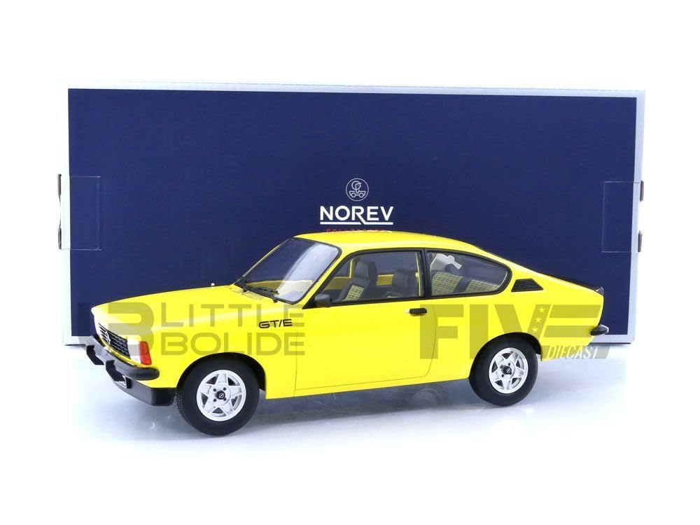 Norev 183655 - Opel Kadett GT/E - 1977 - gelb (ATS Felgen). L.E. 1:18
