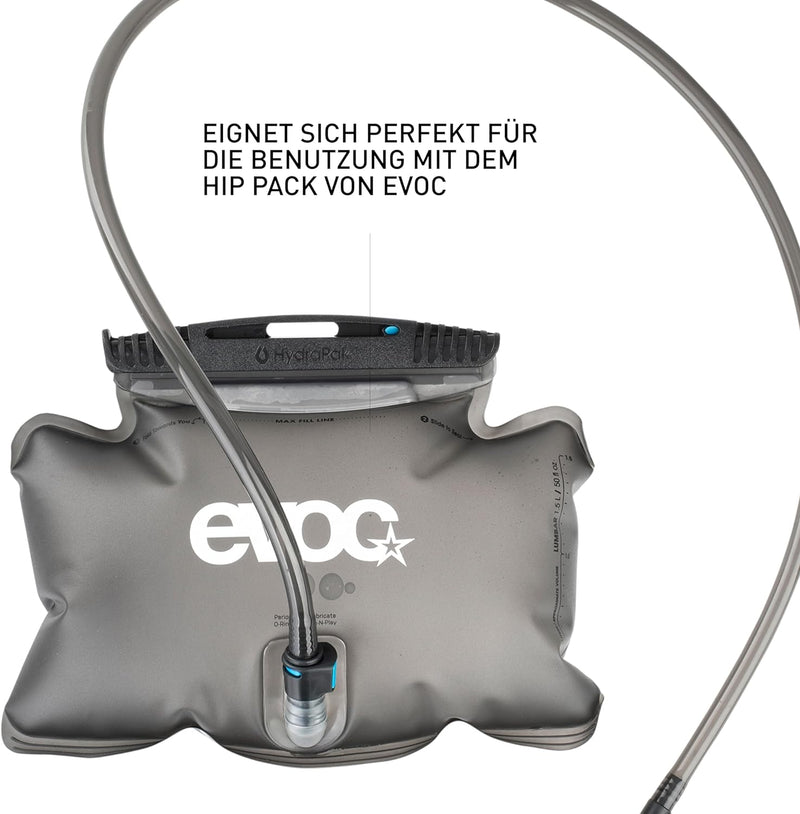 EVOC Hydration Bladder Trinkblase für den Rucksack (1,5l, 2l, oder 3l Fassungsvermögen, auslaufsiche