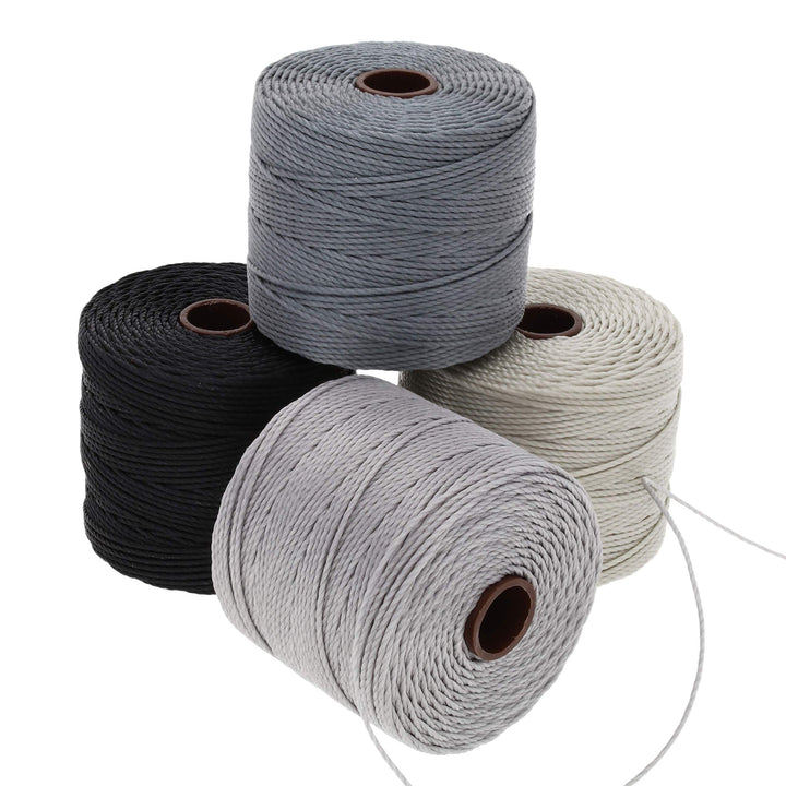 Beadsmith S-Lon Cord Multipack mit 4 Spulen (Cool Neutrals Mix) Cool Neutrals Mix 4 Spools, Cool Neu