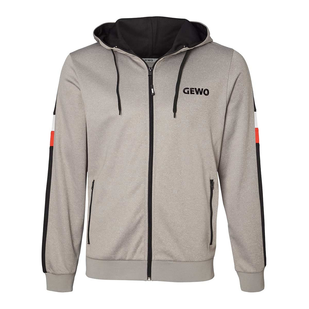 GEWO Hoodie Corvo 3XS Grau Melange/Schwarz, 3XS Grau Melange/Schwarz
