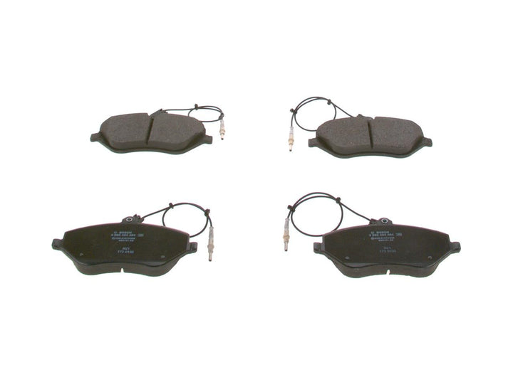 Bosch BP1405 Bremsbeläge - Vorderachse - ECE-R90 Zertifizierung - vier Bremsbeläge pro Set