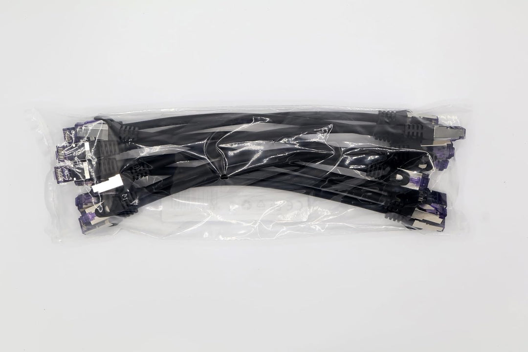 1aTTack.de 10x 0.25 M CAT7 Netzwerkkabel - 10 Gigabit - RJ45 Patchkabel Ethernet Kabel (SFTP PIMF LS