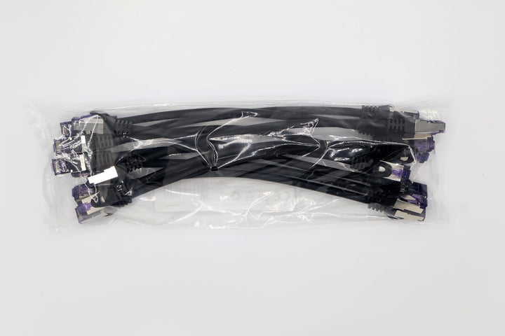 1aTTack.de 10x 0.25 M CAT7 Netzwerkkabel - 10 Gigabit - RJ45 Patchkabel Ethernet Kabel (SFTP PIMF LS