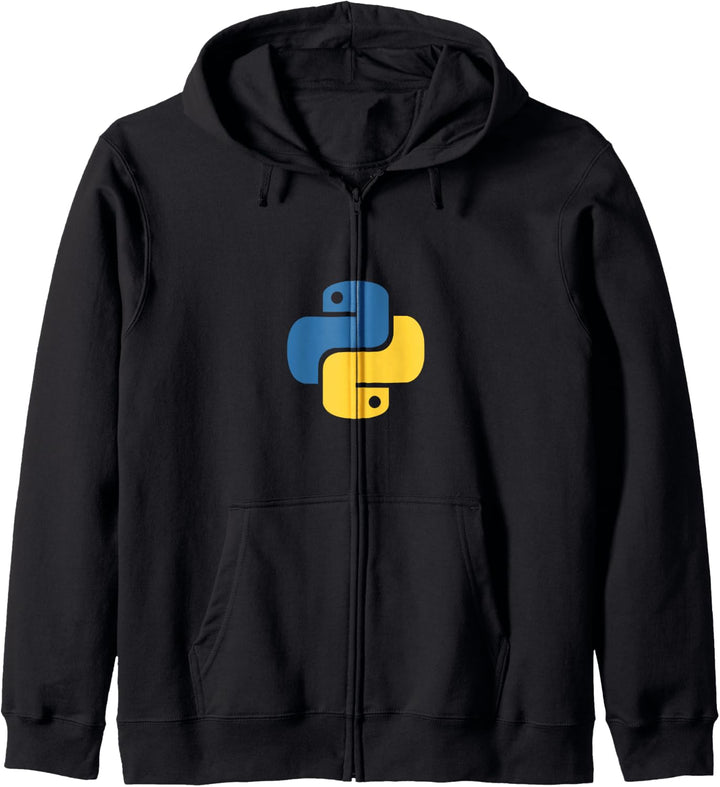 Python Logo für Programmierer Kapuzenjacke