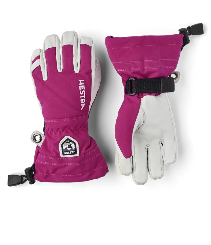HESTRA Army Leather Heli Ski Jr. - 5 Finger, 5
