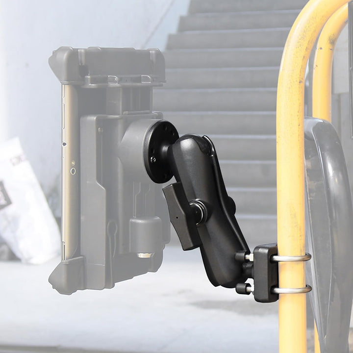 1,5 Zoll AMPS Halterung mit Doppel-U-Bolzen-Basis für 19-31mm Rohre/Reling, C-Grösse Halter aus Mari