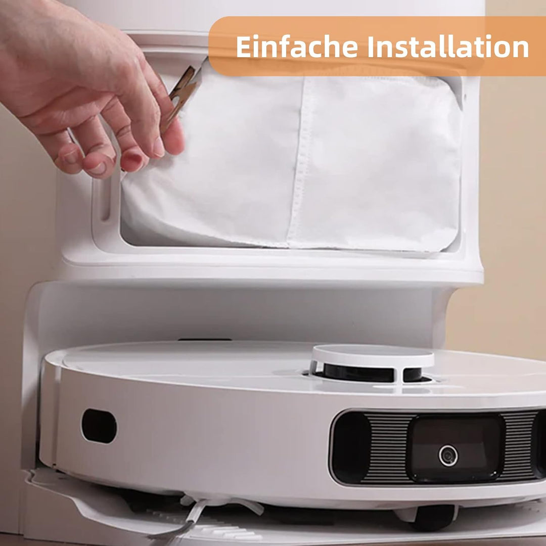 NIXOOT 12 Stück Staubbeutel für Dreame L10s Ultra / L10s Pro Ultra / L20 Ultra/Xiaomi X20+ Staubsaug