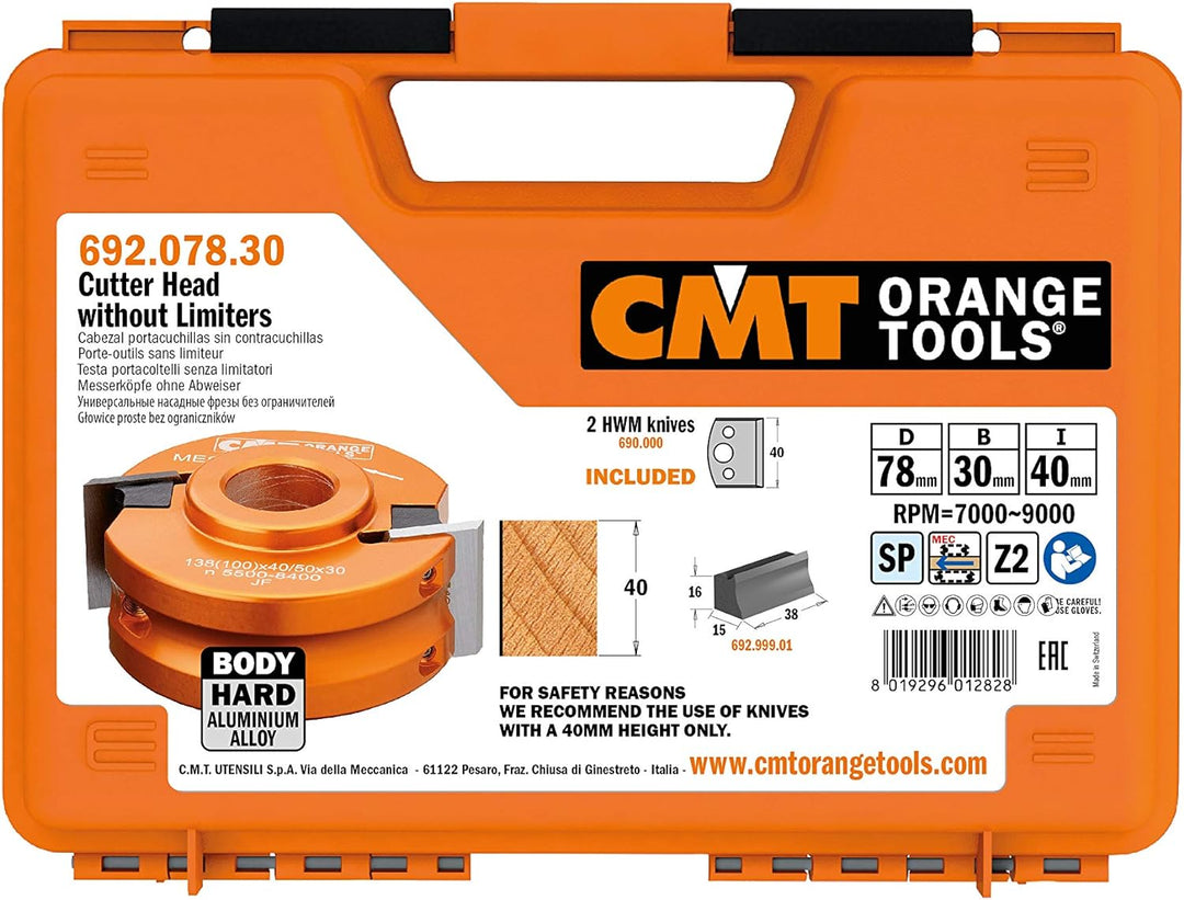 Cmt orange Tools 692.078.30 – Kopf die contracuch. D 78 x 40 °F 30
